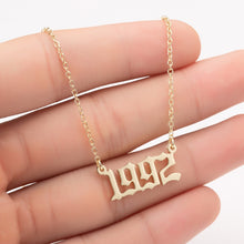 Load image into Gallery viewer, Birth Year Necklace
