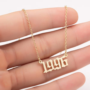 Birth Year Necklace