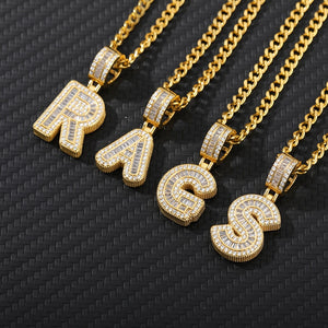 Savage Initial Pendant Necklace