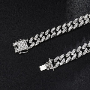 Icy Cuban Link(13mm) Necklace + Bracelet Combo