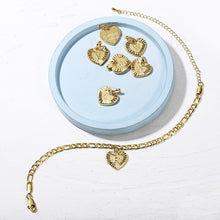 Load image into Gallery viewer, Heart Initial Pendant Anklet
