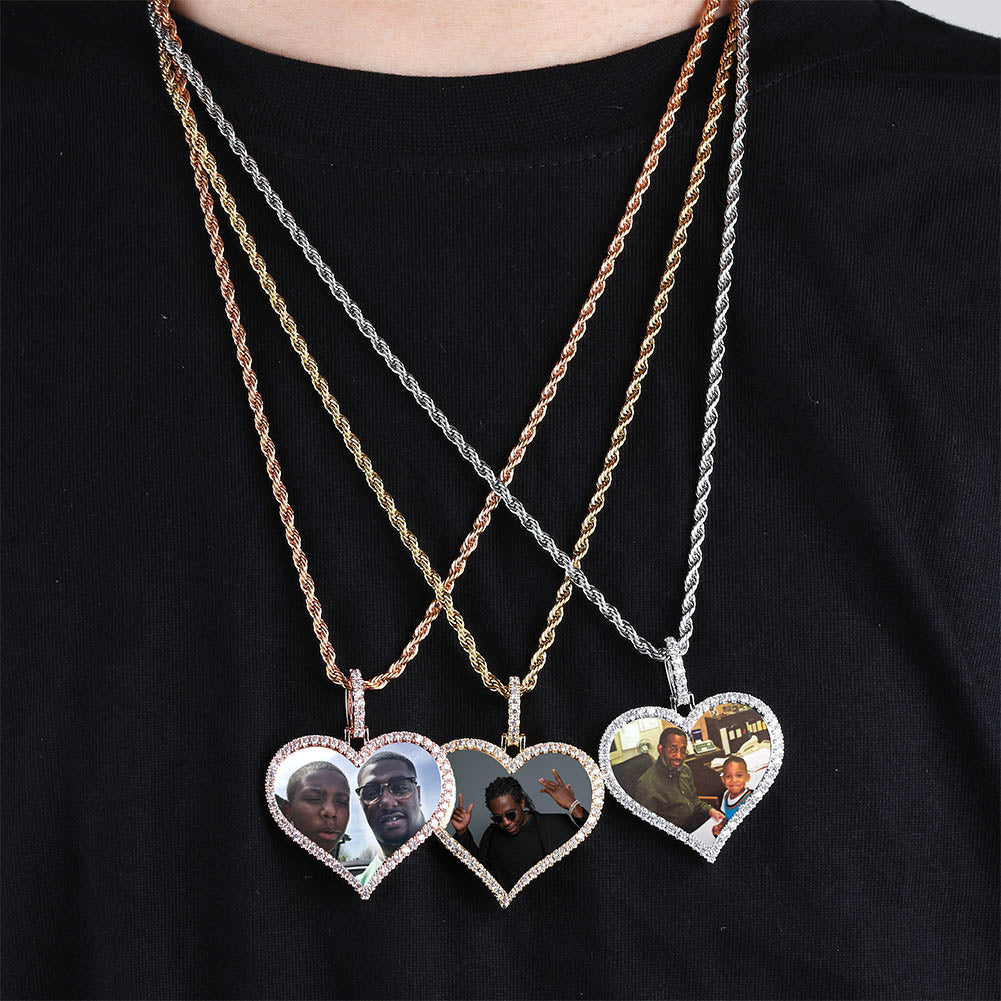 Memory Heart Medallion Necklace