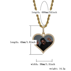 Memory Heart Medallion Necklace