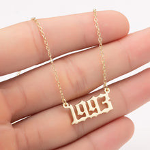 Load image into Gallery viewer, Birth Year Necklace
