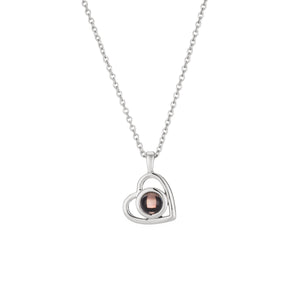 Forever In My Heart - Memory Projection Necklace *Sterling Silver*